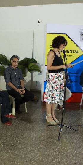 Setembro Freire - Emoo e poesia derramadas na abertura da exposio Cuiab Experimental